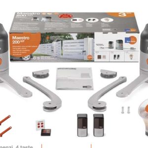 Kit automatizare poartă batantă Nice Maestro 200 — canat până la 2,2 m